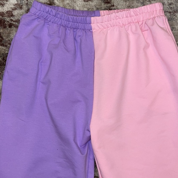 NWOT MISSACTIVER Contrast Color Sweatpants/Jogger - Picture 3 of 5